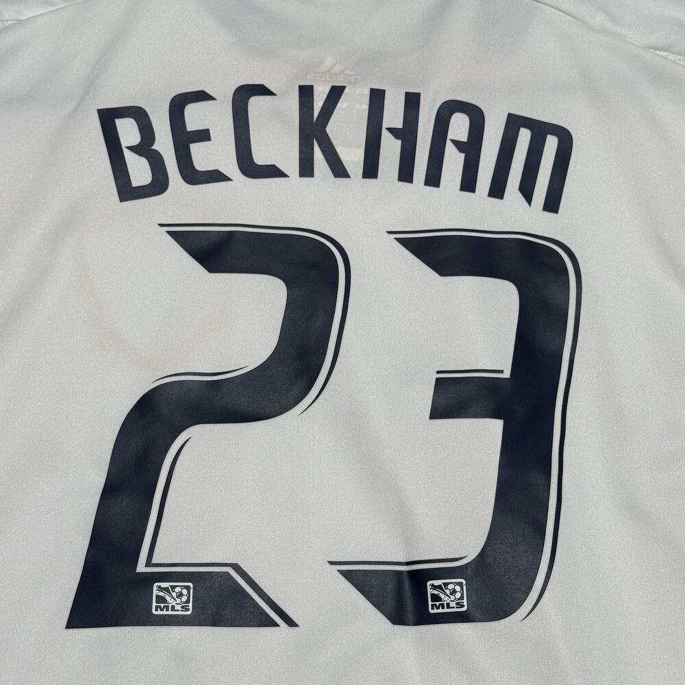 Adidas LA Galaxy 2007/2008 David Beckham #23 Home Jersey Men's Size XL EUC - Picture 3 of 11